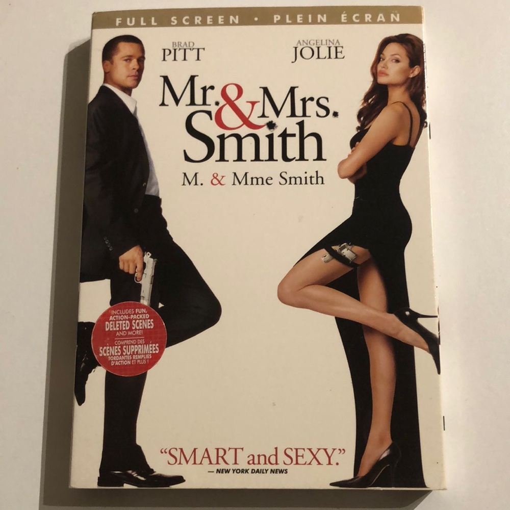 5for$20💚DVD - Mr. & Mrs. Smith movie